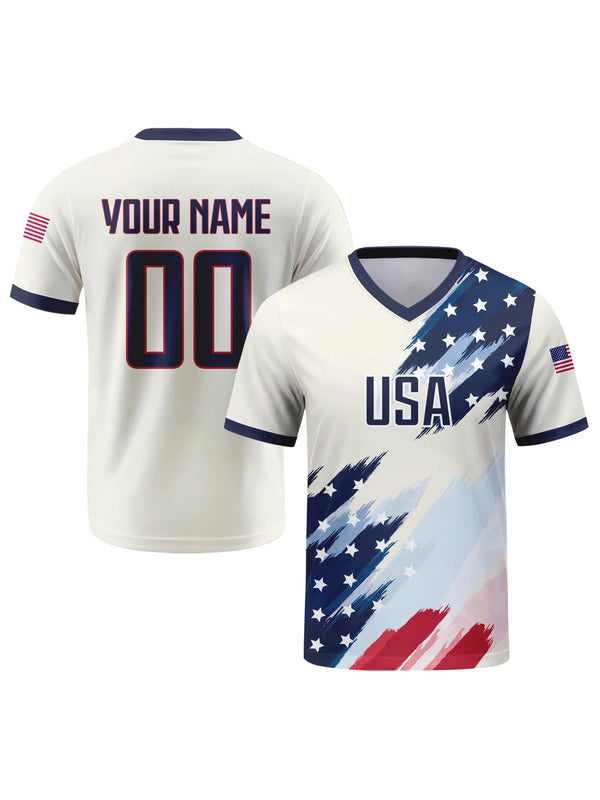 Custom World Cup Soccer Jersey — Personalized Name & Number
