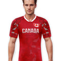 Canada jersey back view showing custom name and number printing